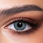 Bella Glow Navy Gray Contact Lenses