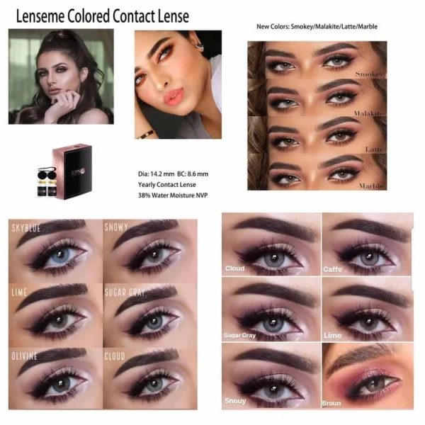 Lensme Contact Lenses Monthly Colours 2s